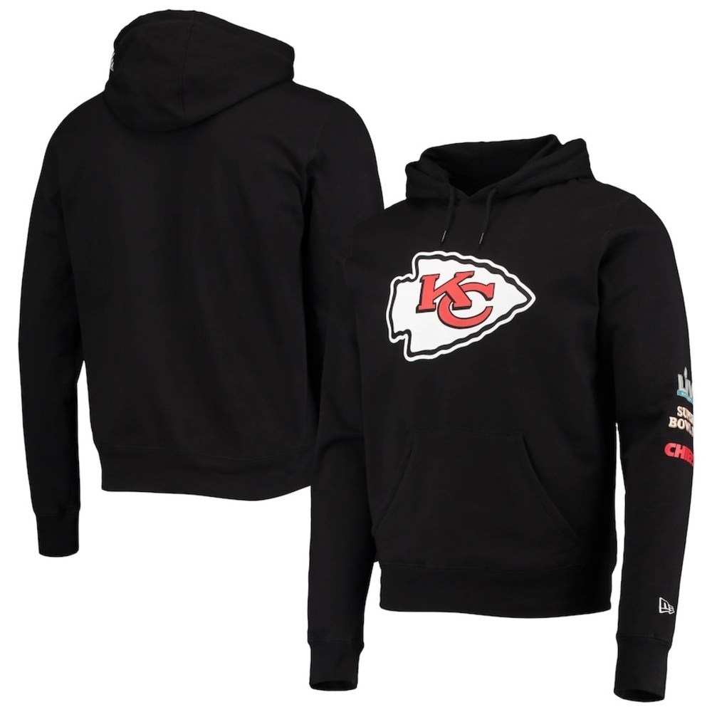 New Era Kansas City Chiefs Super Bowl LIV Black Hoodie Sweatshirt XL